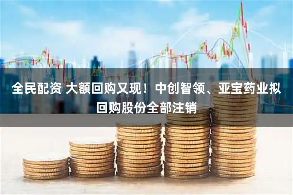 全民配资 大额回购又现！中创智领、亚宝药业拟回购股份全部注销