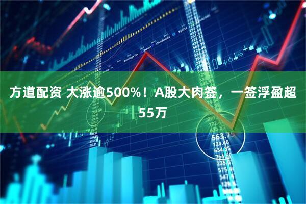 方道配资 大涨逾500%！A股大肉签，一签浮盈超55万
